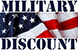 Military Discounts Available